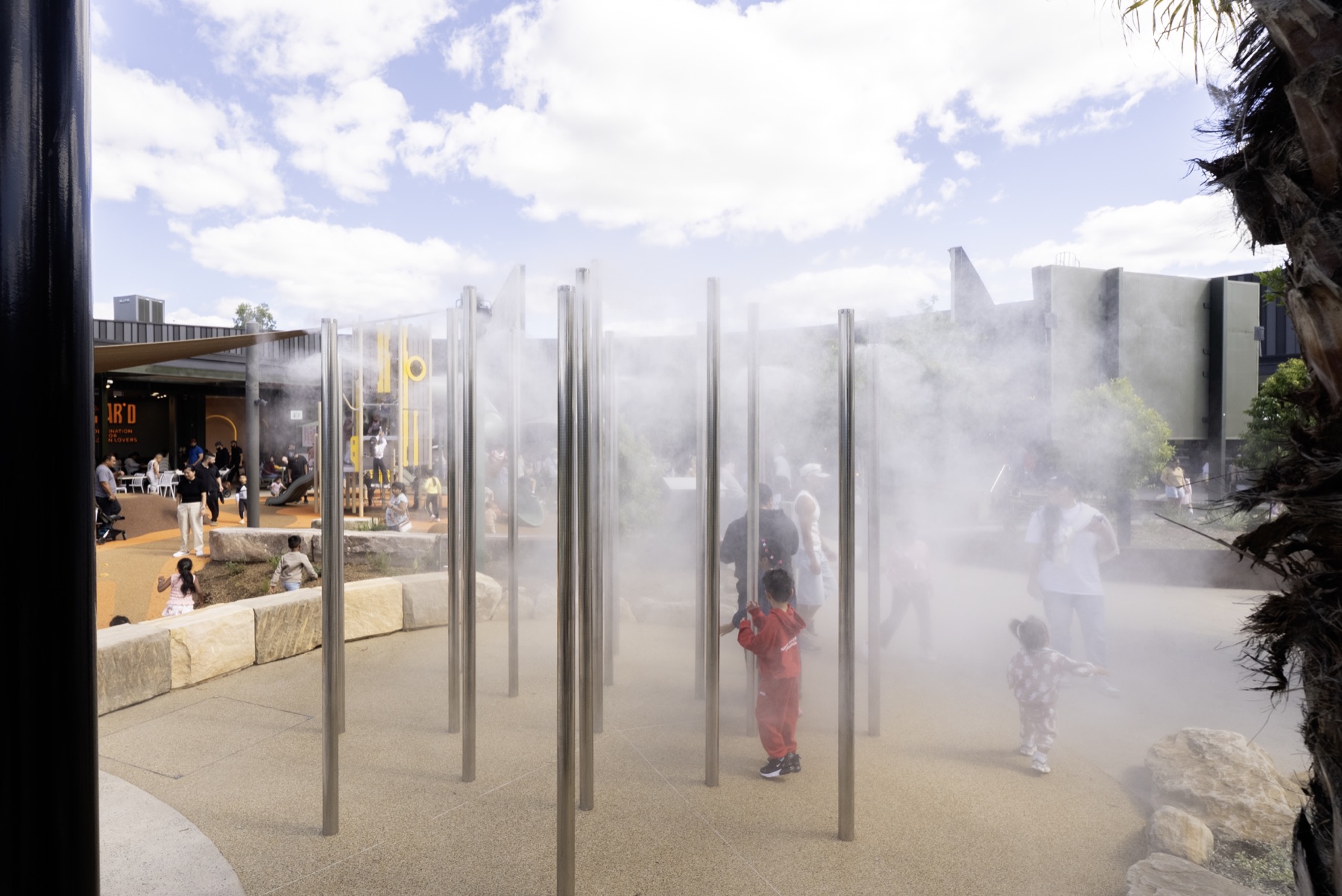 Eastern Creek Quarter misting installation
