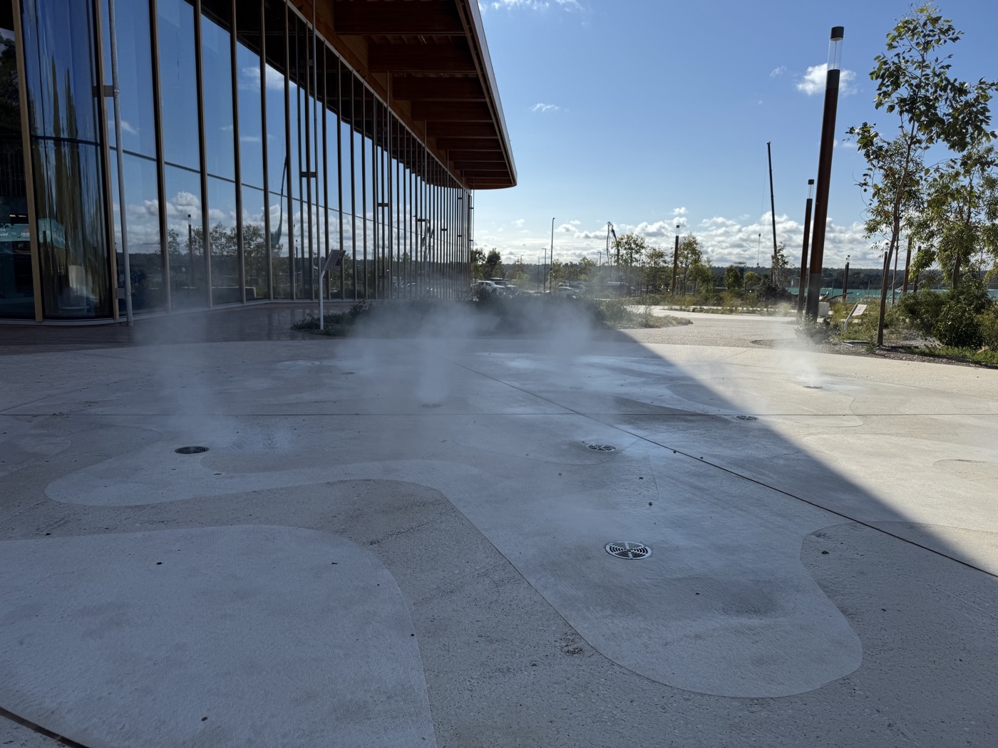 AMRF Bradfield City forecourt misting